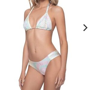 Pily q string bikini top and bottoms